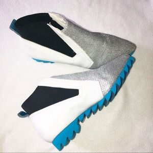 Jeffrey Campbell leather pointed toe bootie